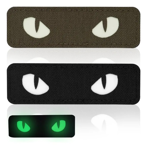 2pzs Parches Tacticos Sinsignias Militares Gotcha Ojos Gato | MercadoLibre