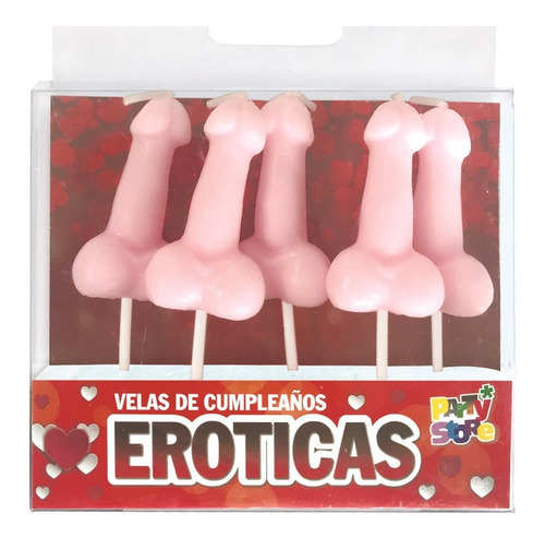 Velas Formas - Set Sex Adultos X 5 Piezas