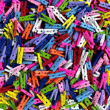 1000 Mini Prendedores Coloridos Para Marcenaria