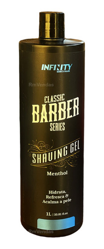  Gel De Barbear Shaving Shave Infinity 1kg Ótima Fragrância