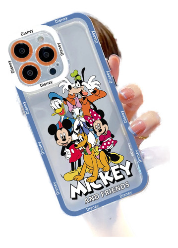 Bonita Funda De Teléfono De Mickey Minnie Para iPhone 15 14