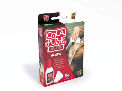 Cola Puzzle Brilhante Grow Quebra Cabeças Jogos 85g