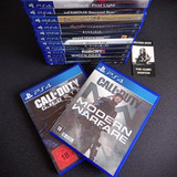  Lote De Capinhas (sem Jogos) Ps4 - Call Of Duty Mw + Ghosts