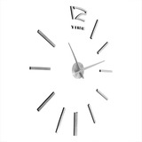 Reloj De Pared Grande Moderno 3d Sin Marco Decorativo
