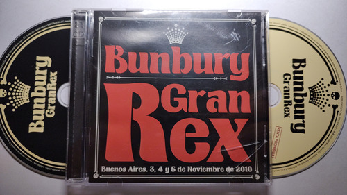 Cd Doble Enrique Bunbury Gran Rex 2010