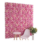 30 Panel Flores Pared Floral Muro De Rosas Artificiales Deco