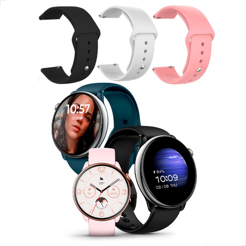 Relógio Smartwatch Amazfit Gtr Mini + Pulseira Silicone