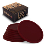 Barvivo Drink Coasters Set Of 8 - Tabletop Protection For Ab