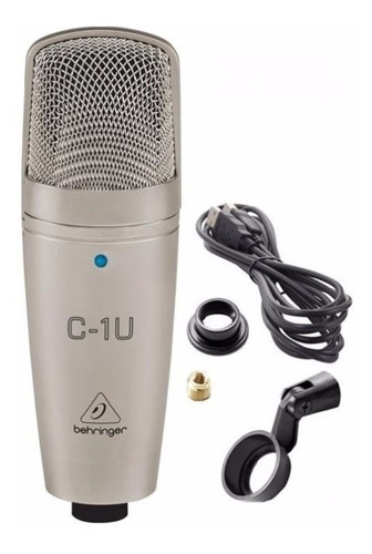 Microfono Condenser Behringer C1 Usb Podcast Home La Roca