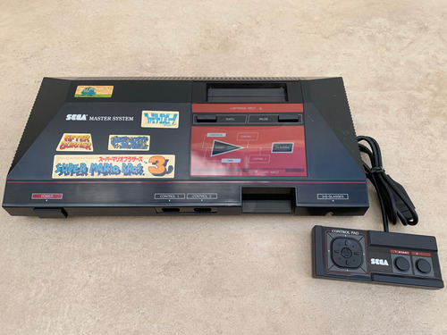 Video Game Master System Mk-3000 Japonês Nativo Som Fm E Rgb