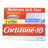Cortizone-10 Crema Antipicazon Con Aloe Curativo Maxima Fuer