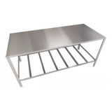  Mesa Inox 140cm Cozinha Industrial 100% Inox