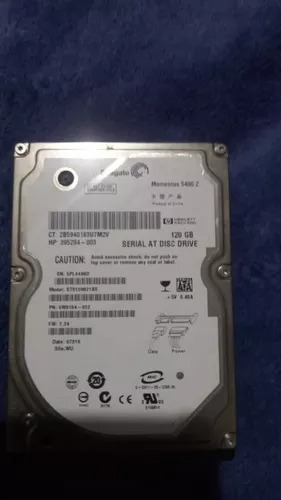 Disco Duro Interno Seagate 120gb