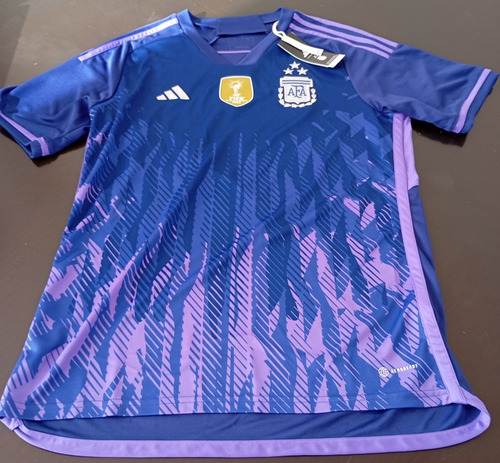 Camiseta adidas Afa 2023 Violeta 3 Estrellas Copa América 
