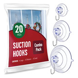 All-purpose Suction Cup Hooks [20pk Combo Set] Powerful...