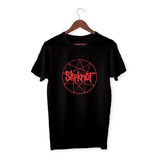 Remera De Algodón - Slipknot Logo - Rock Metal 