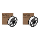 Pack 2 X Filamento Pla+ Sunlu 1kg 1.75mm Blanco | Filamentos