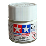 Pintura Acrílica De 10ml X2 Mn White   By Tamiya # X2mn