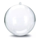 Set Bolas X2 Esferas Plasticas Transparentes Decorar 7cm- Cc