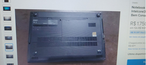 Notebook Lenovo G400s Intelcorei3 8gb Ssd 240 Gb