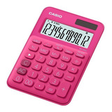 Calculadora 12 Dígitos Casio Ms-20uc Color Básico Escritorio Color Fucsia