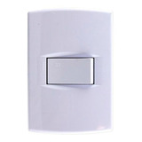 Llave De Luz Armada 1 Punto Combinado Sica Life Blanco