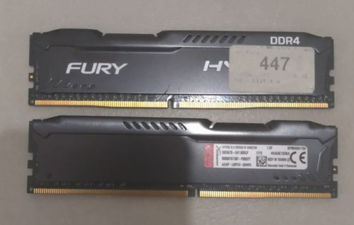 Pack De 2 Ram(8gb) - Kingston Hyperx Fury Ddr4 4gb 2400mhz 