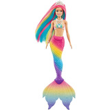 Barbie Sirena Dreamtopia Arcoíris Mágico Muñeca Barbie