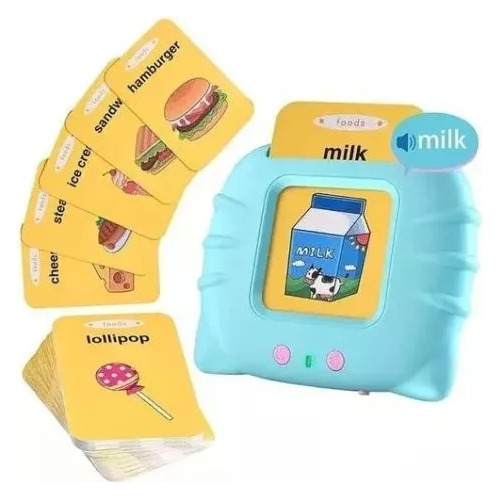 Brinquedo Cardkids Falar Inglês Som 224 Palavras P Entrega