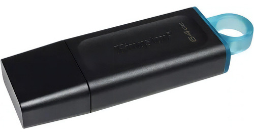 Pendrive Kingston Datatraveler Exodia 64gb 3.2 Gen 1 Preto