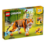 Kit De Construcción Lego Creator 3en1 Tigre Majestuoso 31129 Cantidad De Piezas 755