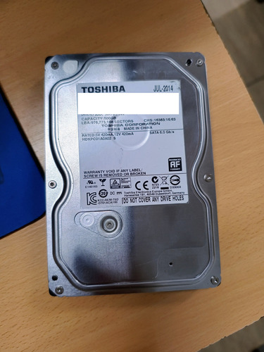 Disco Rígido Duro Toshiba 500gb Dt01aca050