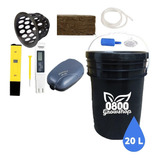 Kit Hidroponia Completo Balde 20 L Medidor Ph Y Ec Indoor