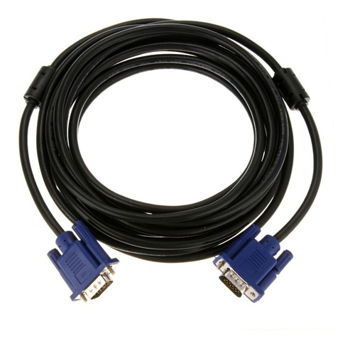 Cable Vga 15 Mts. M/m, C/ferrita, Conector Azul. Factura/bol