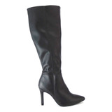  Botas Vizzano Caña Larga Mujer Botineta Taco 10 Cm 3092.102