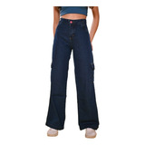 Calça Jeans Juvenil Pantalona Wide Feminina Pra Escolher