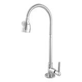 Torneira Metal Inox Gourmet Pia Cozinha Mesa Bancad Luxo 1/4