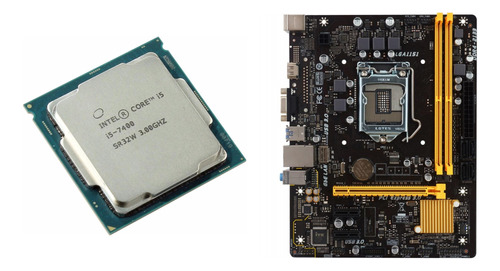 Placa Mãe Biostar H110mh-pro D4 + Processador Intel I5-7400