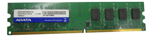 Memoria Ram Adata Ddr2 667(5) 2gx 16 U-dimm Ad2u667b2g5-s