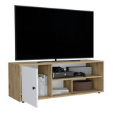 Mueble Mesa Para Tv Hasta 55  Noah Macadamia Excelsior