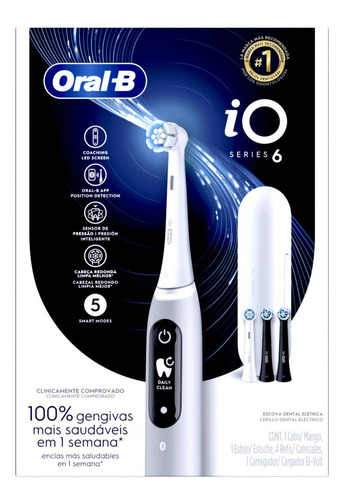 Escova De Dentes Elétrica Oral-b Io6