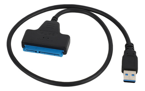 Cable Sata Usb 3.0 Adaptador Conversor Disco Hdd Ssd 2.5 Color Negro