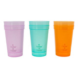 Set 6 Vasos Plasticos Keep Colores 500 Ml