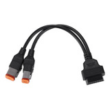 16 Pin A 4 Pin 6 Pin Motocicleta 2 En 1 Obd Herramienta De D