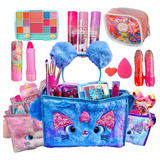 Kit Infantil Criança De Maquiagem Com Nessaire Make Linda