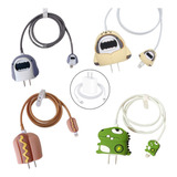 Protector De Cargador Para iPhone  Funda Cable*set De 4