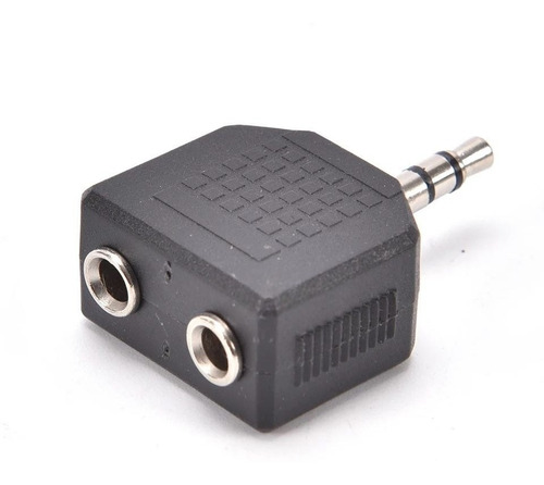 Adaptador Mini Plug 3.5 Stereo A 2 Hembra 3.5mm Stereo 1x2
