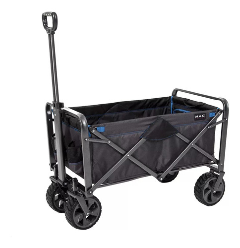 Carrito Vagon Plegable 4 Ruedas Multiusos Sport Xl Red Carga