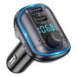 Transmisor Fm Bluetooth Cargador Usb Doble Manos Libres