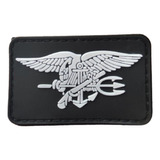 Parche Goma Pvc Navy Seal Táctico Militar 3d